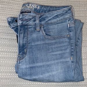 American eagle super super stretch jeans size 8